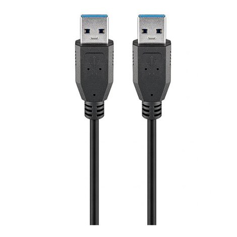 Goobay | Male | USB 3.0 plug (type A) | Male | USB 3.0 plug (type A) | 3 m | Black | Black USB cable Male 9 pin USB Type A 3 m M - 2